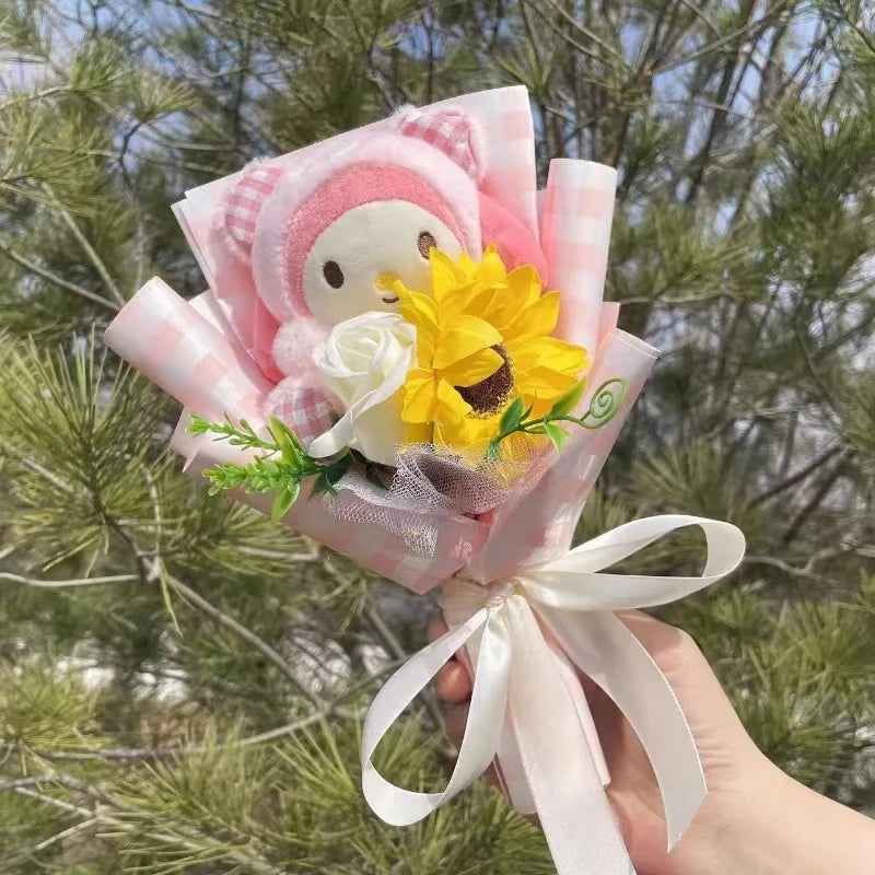 Plush Doll Bouquet Gift Box