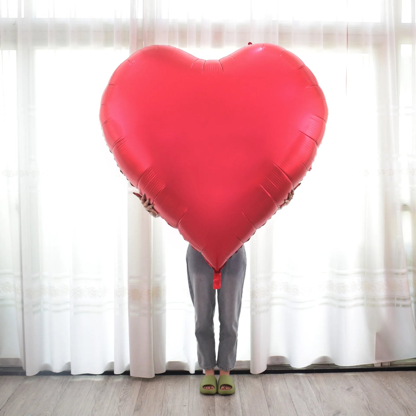 60" Heart-Shaped Foil Balloon