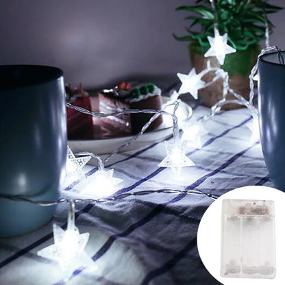 Outdoor LED Star String Lights