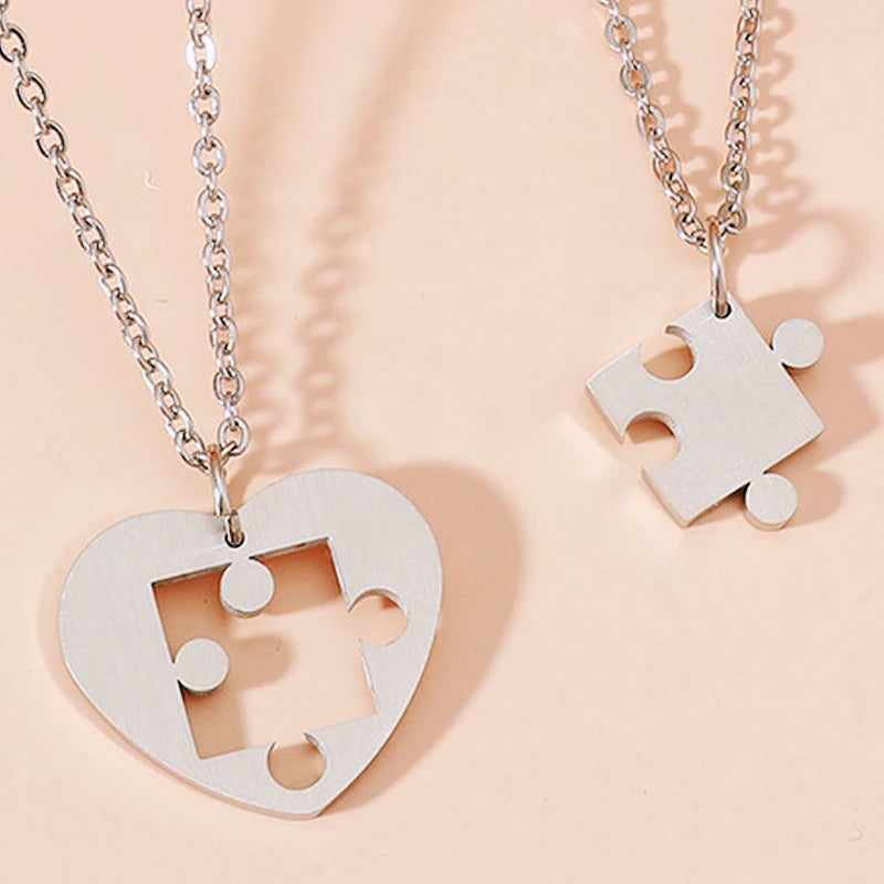 Love Pulse Matching Necklaces