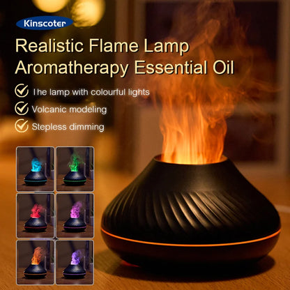 Colorful Flame Aromatherapy Humidifier