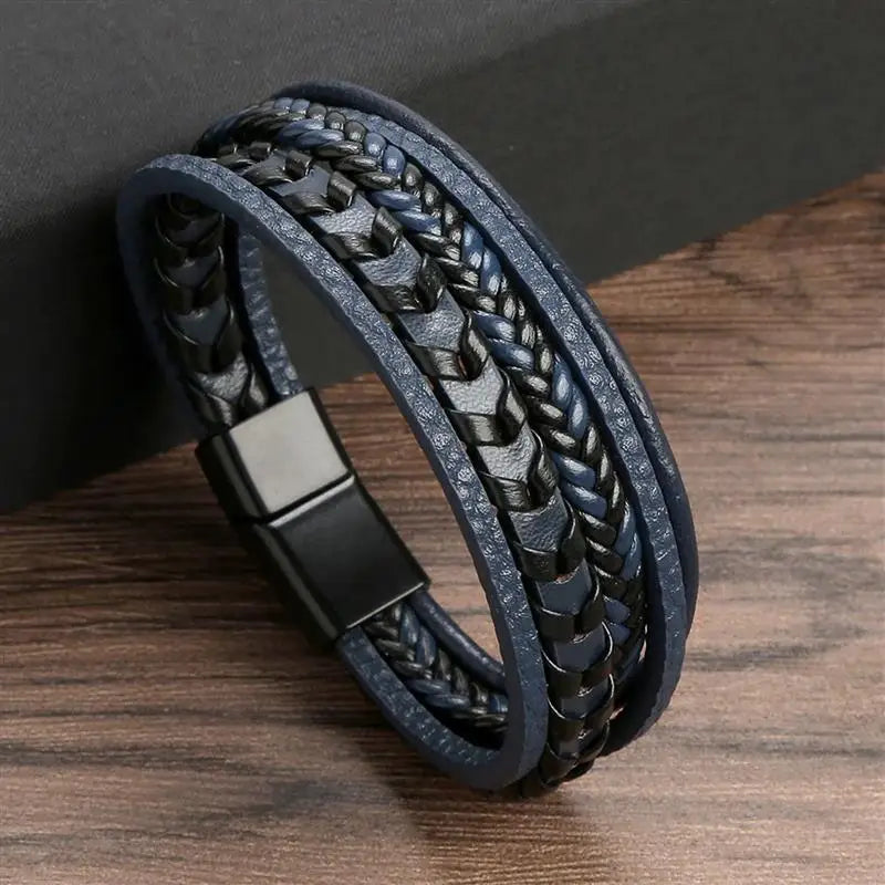 Leather Multi-Layer Bracelet