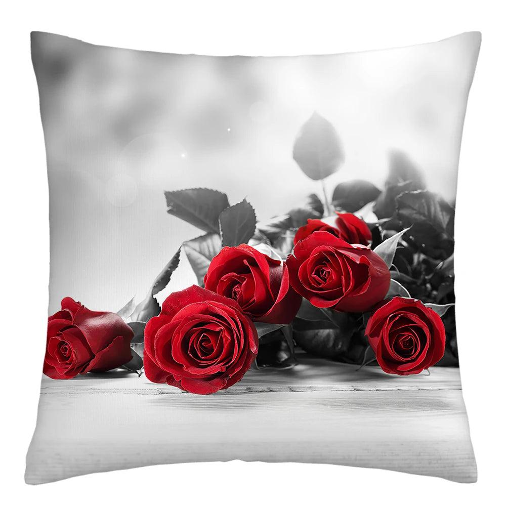 Bloom Print Decorative Pillowcase