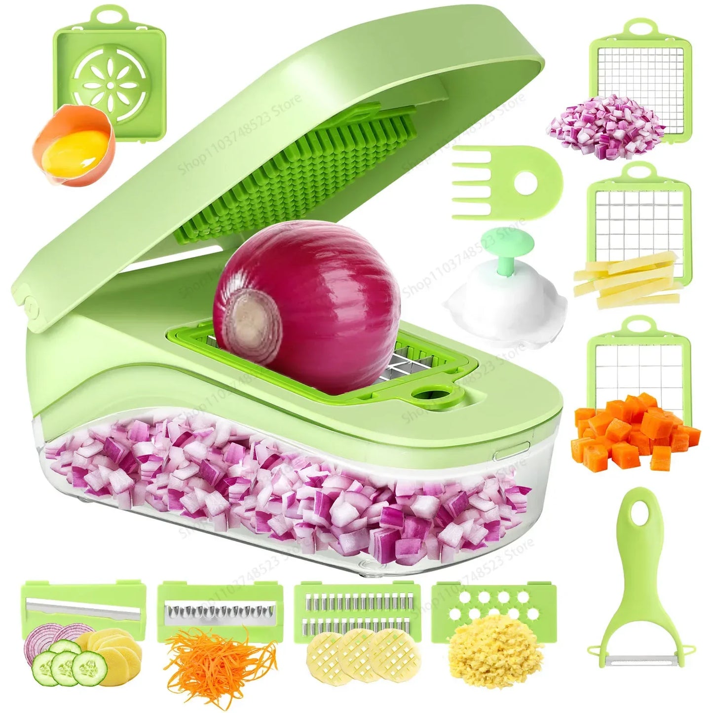 17-in-1 Multifunctional Vegetable Chopper