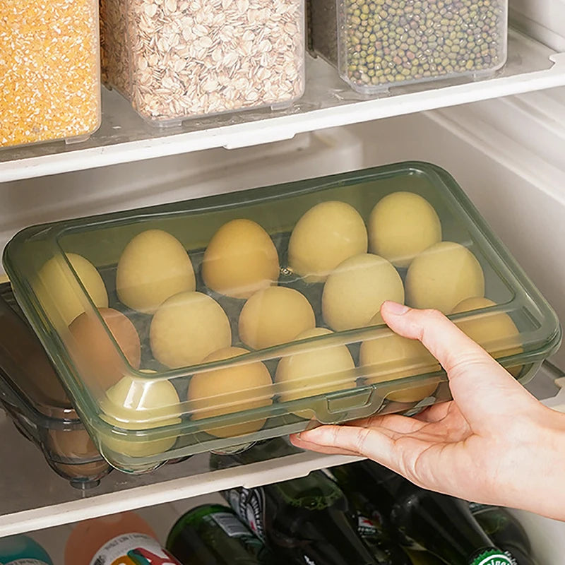 Portable Transparent Egg Storage Box