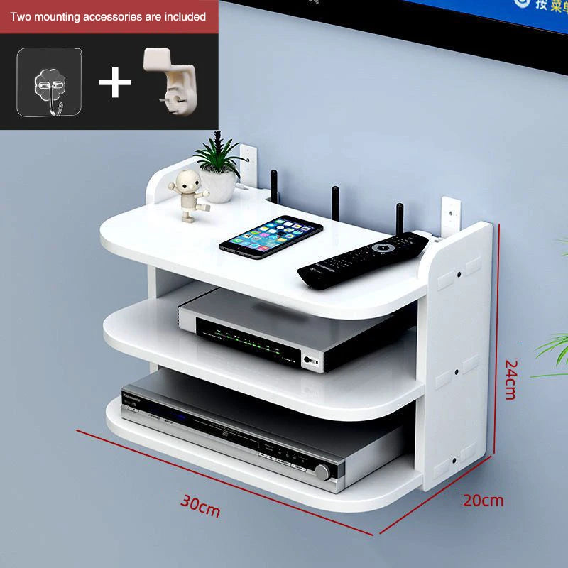 Wall-Mounted Wifi Storage Shelf