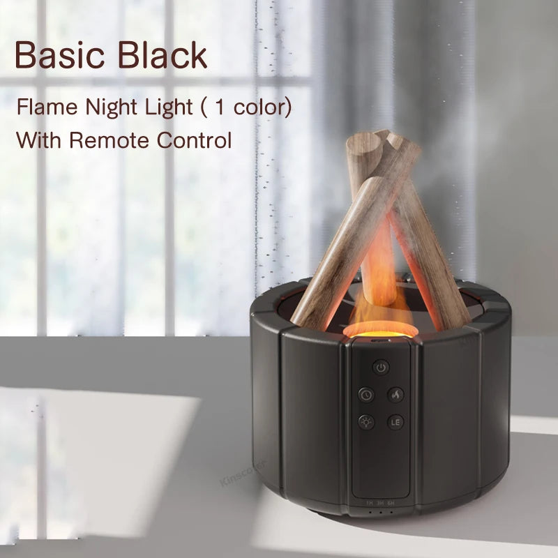 Simulated Flame Aroma Diffuser Humidifier