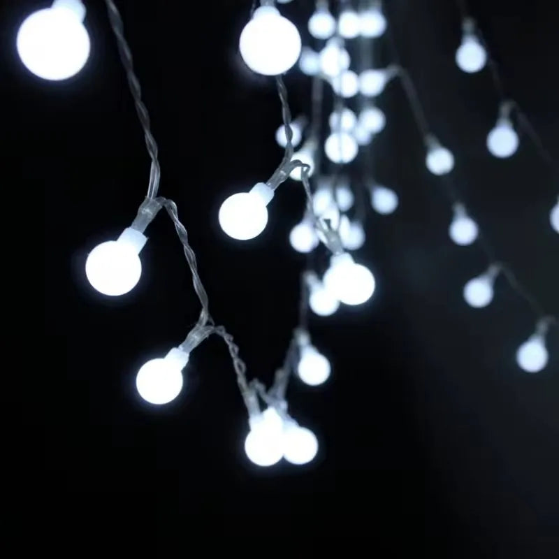 Battery-Operated Globe String Lights