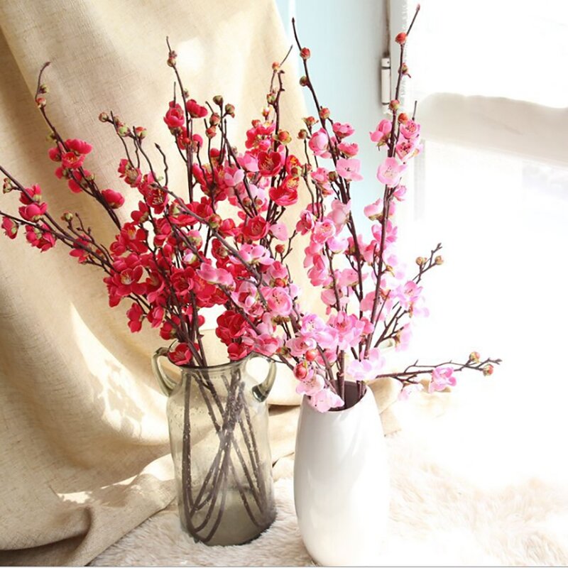 Silk Cherry Blossom Stems