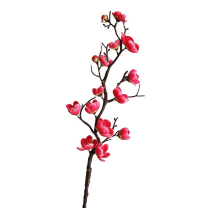 Rose Red Cherry Blossom Stems