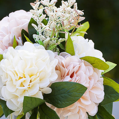 Silk Dahlia Arrangement In Vase