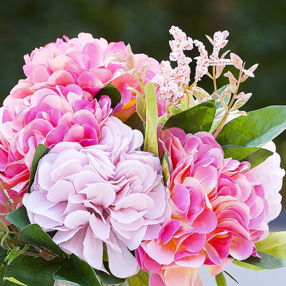 Pink Silk Dahlia Arrangements