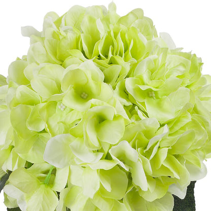 Artificial Silk Hydrangea In Vase