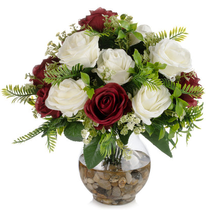 Assorted Silk Roses Arrangement