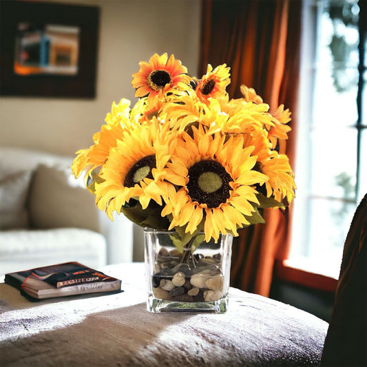 Artificial Silk Sunflower Arrangement