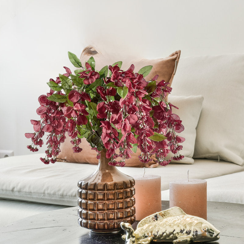 Burgundy Wisteria Plant Arrangement