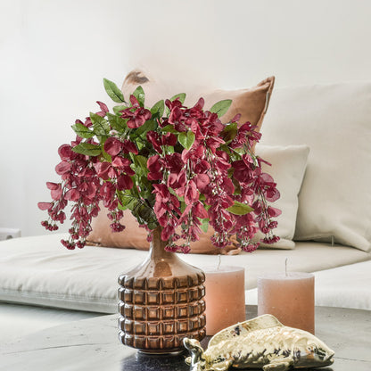 Burgundy Wisteria Plant Arrangement