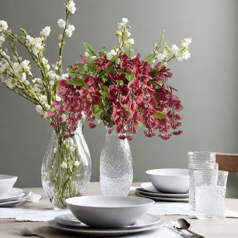 Burgundy Wisteria Plant Arrangement