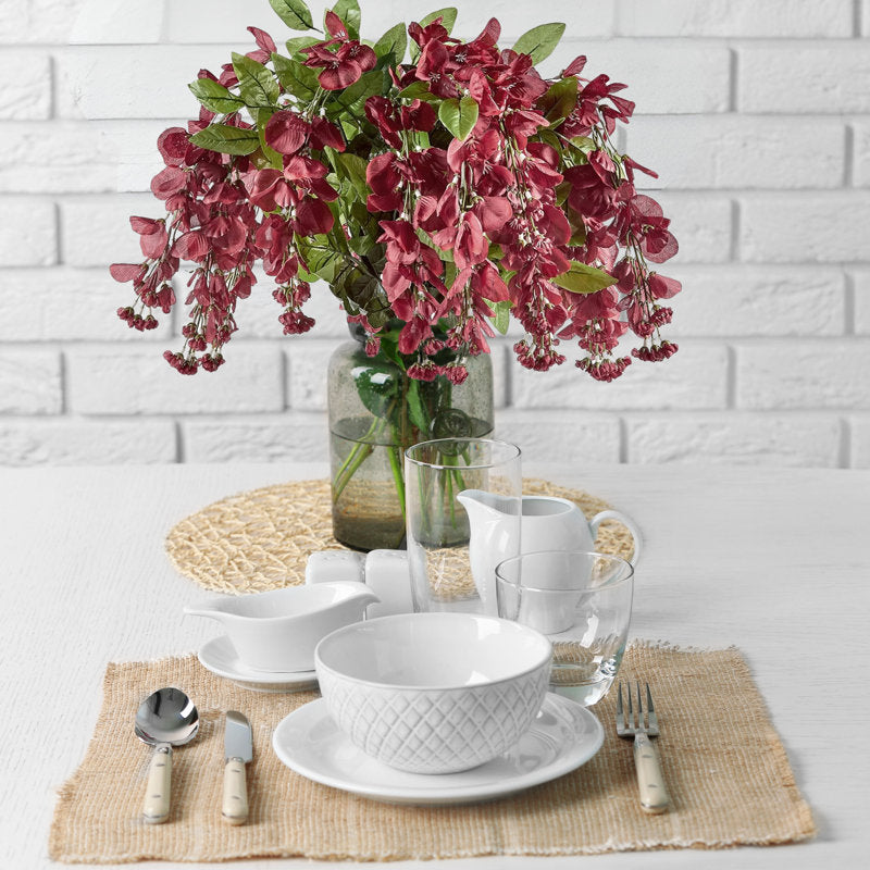 Burgundy Wisteria Plant Arrangement