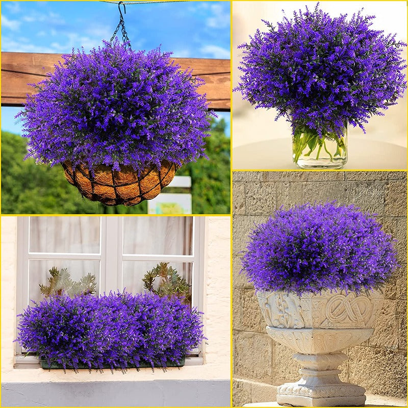 24-Bundle Artificial Lavender Shrubs