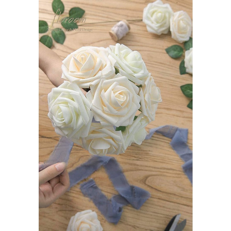 Champagne Foam Roses Arrangement