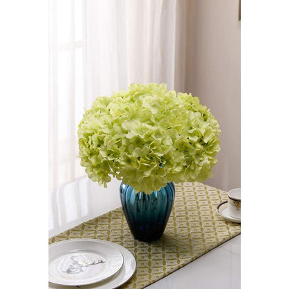 Green Hydrangea Flowers w/ Stems