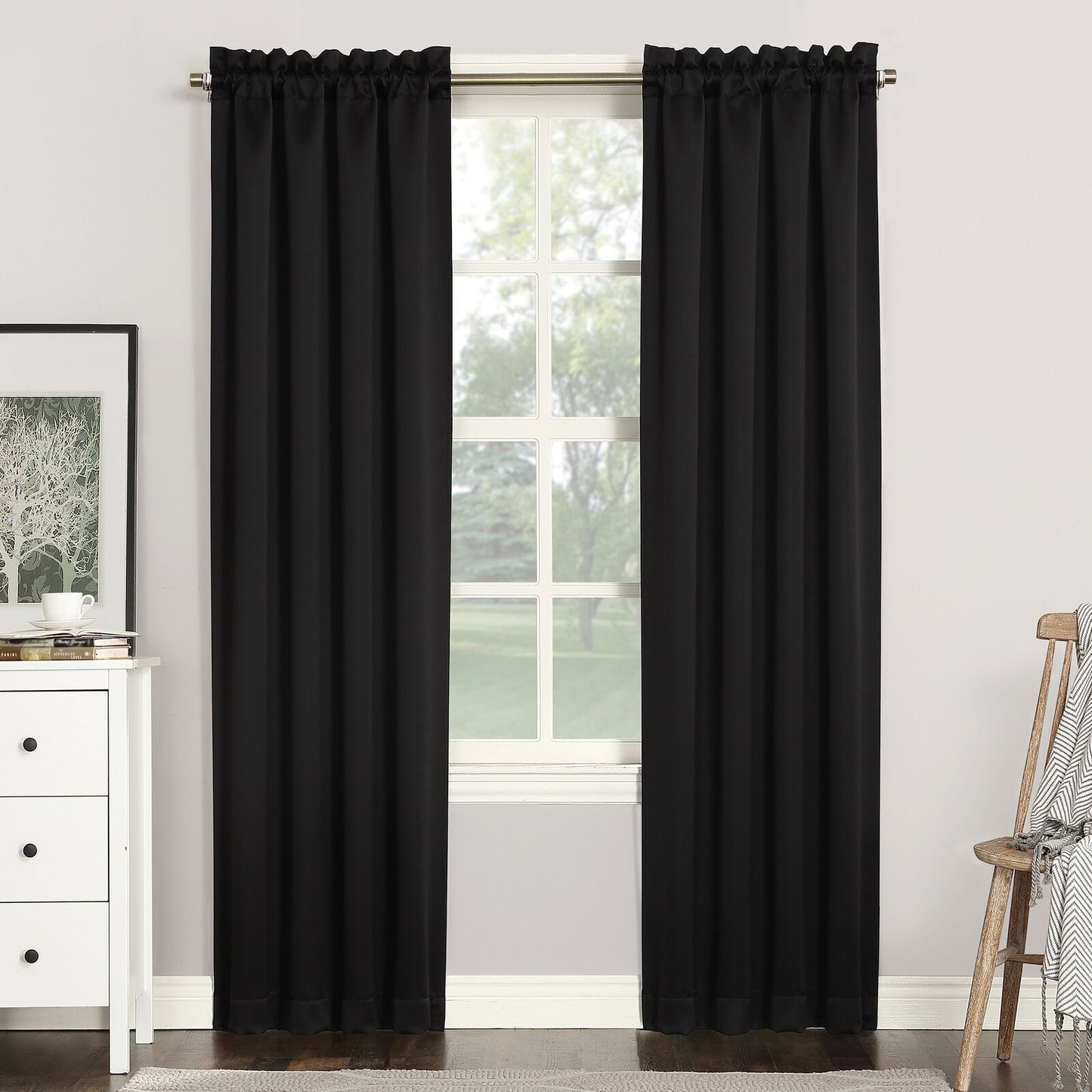 Thermal Blackout Rod Curtain