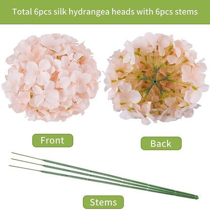 Silk Hydrangea Artificial Flowers