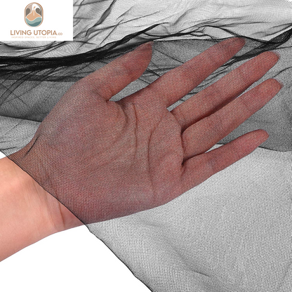 Black Outdoor Insect Netting (9.84 x 32.81 ft)