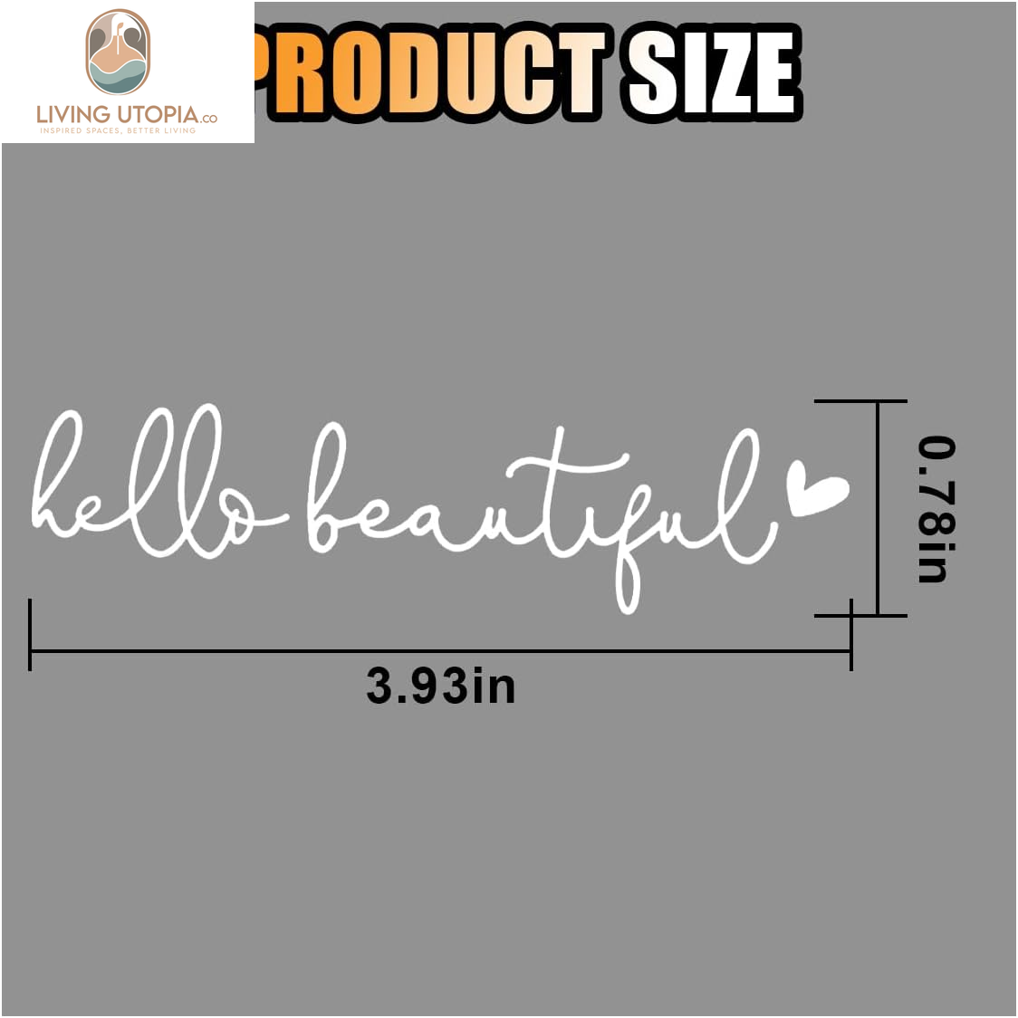 Mirror Stickers for Cars, Hello Beautiful Rearview Mirror Stickers, Car Window Decal Decoration, Dresser Mirror Decals, Car Decoration Accessories, Car Mirror Decals for Women