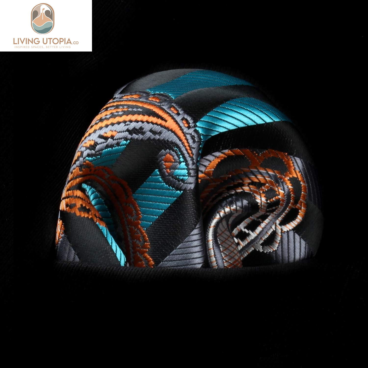 Ties for Men Paisley Tie and Pocket Square Woven Classic Floral Mens Ties Handkerchief Set Wedding Party Necktie