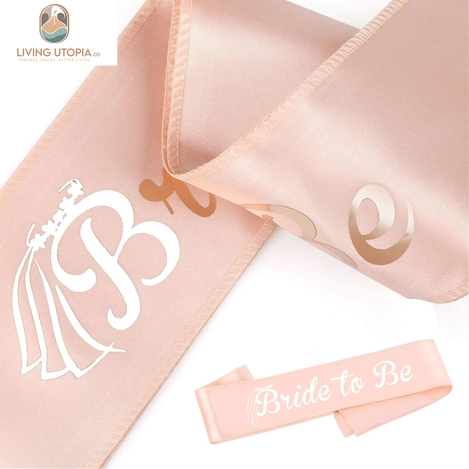 Rose Gold Bride to Be Sash, Hen Party Sash, Hen Do Sash for Bride, Hen Party Accessories, Hen Do Night Accessories, Hen Party Decoration