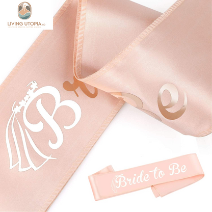 Rose Gold Bride to Be Sash, Hen Party Sash, Hen Do Sash for Bride, Hen Party Accessories, Hen Do Night Accessories, Hen Party Decoration