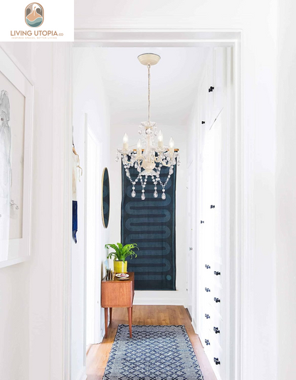 Mini Crystal Chandeliers Acrylic Beige Chandelier Lighting 4 Light Modern Hanging Light Fixtures