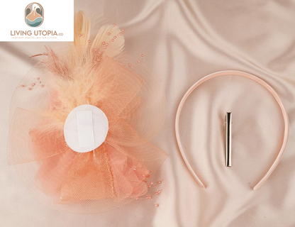 Fascinators Hat for Women Tea Party Headband Kentucky Derby Wedding Flower Cocktail Mesh Feathers Hair Clip