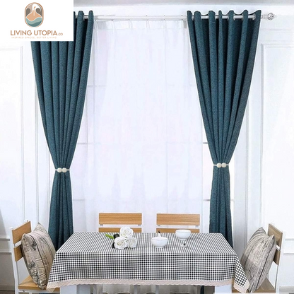 [2 Pack] Magnetic Curtain Tiebacks Convenient Drape Tie Backs,Pearl Decorative Rope Holdback Holder for Small, Thin or Sheer Window Drapries (Gray)…